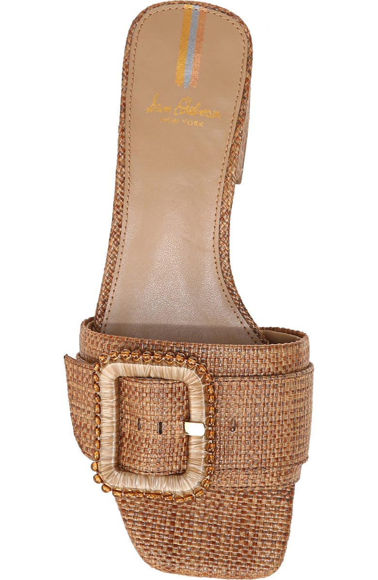 Sam Edelman Deacon Raffia Sandal, Alternate, color, Cuoio