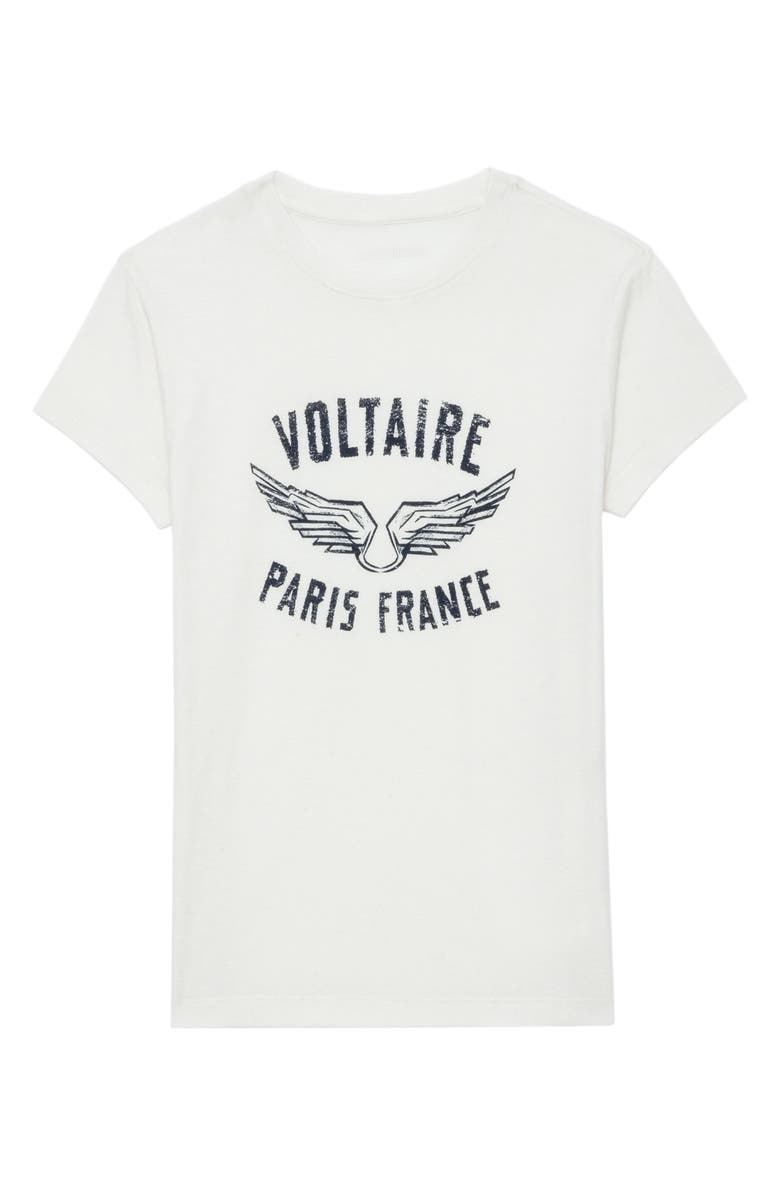 Zadig & Voltaire Walk Voltaire Wings Graphic T-Shirt, Alternate, color, 