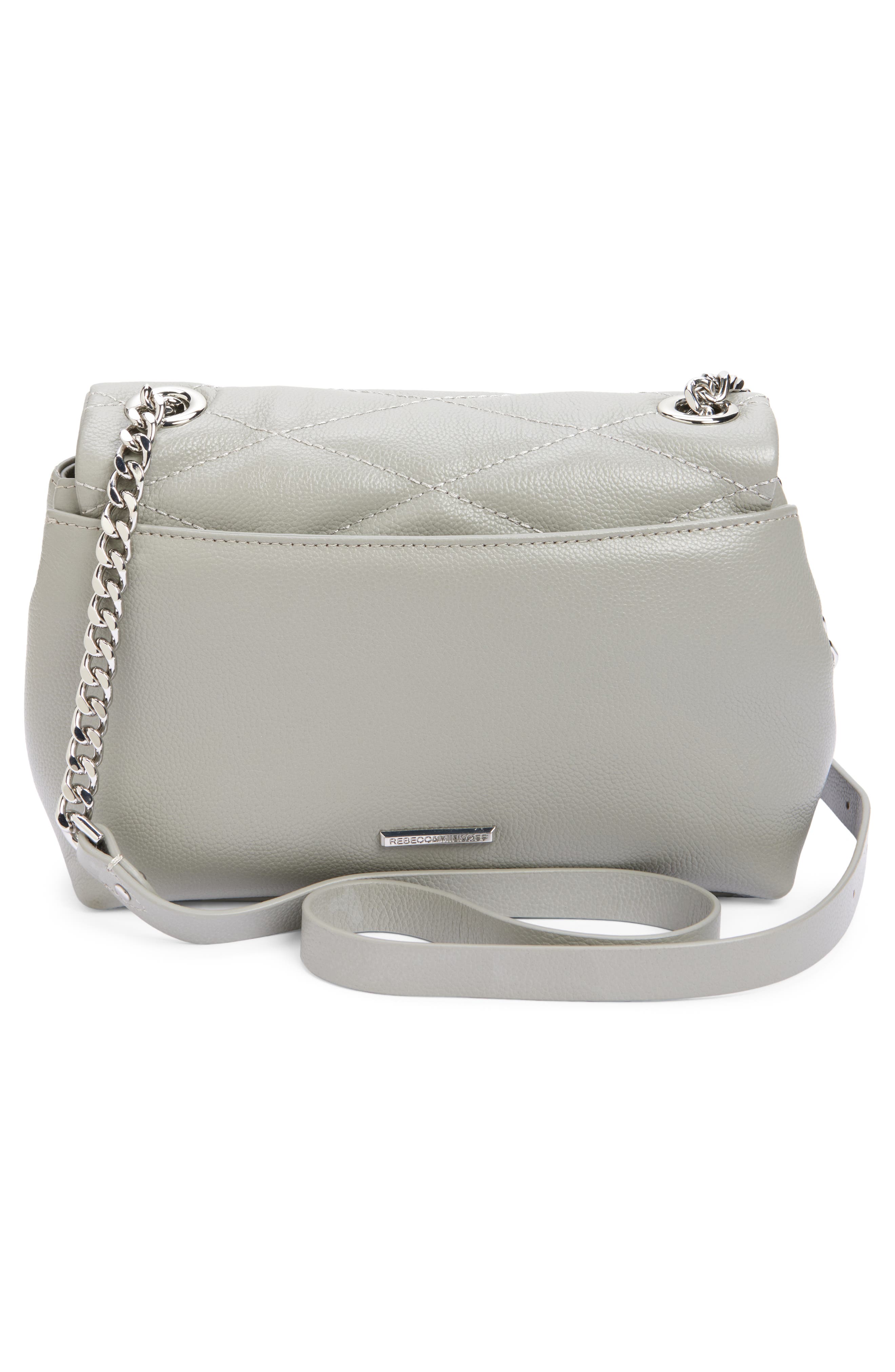 Rebecca Minkoff Edie Quilted Leather Convertible Crossbody Bag, Alternate, color, 