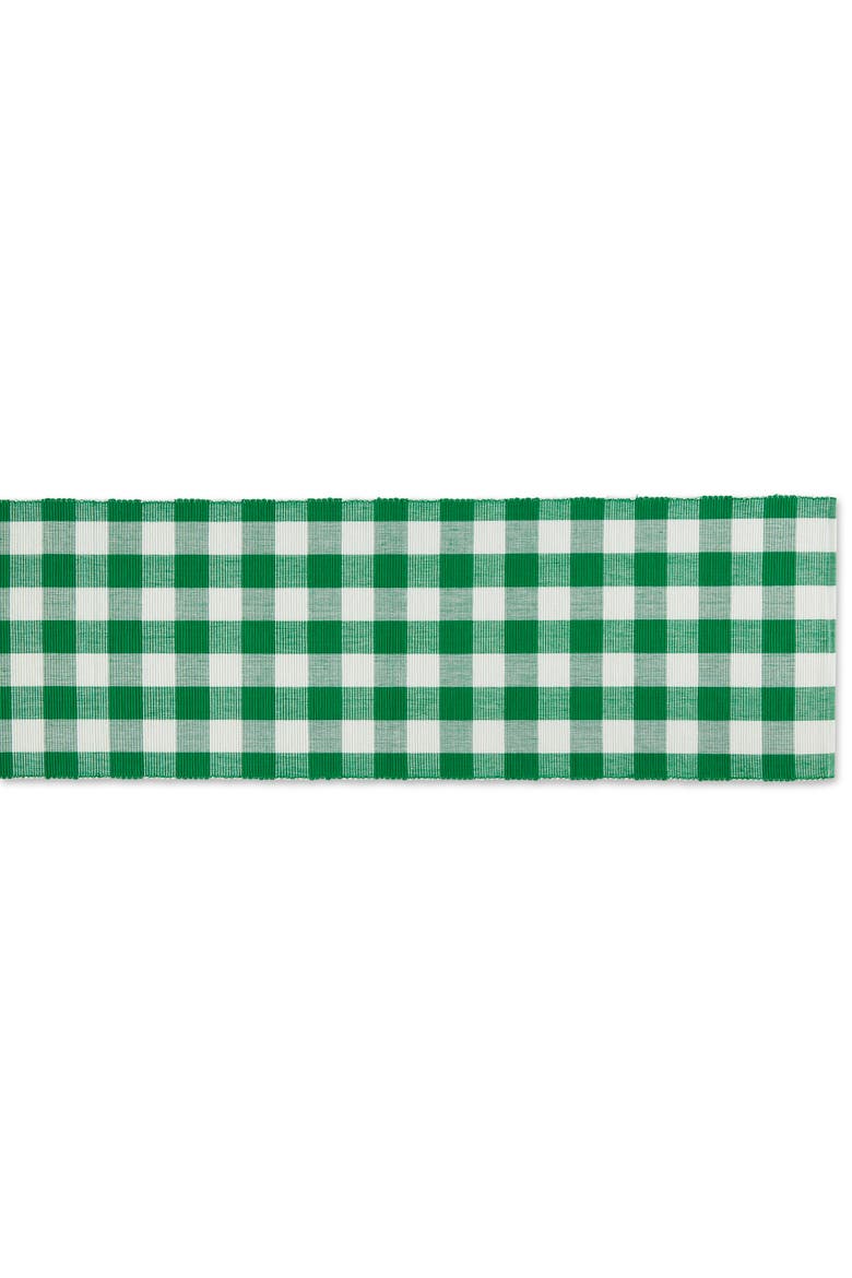 Four Leaf Check Table Runner, Alternate, color, Four Leaf