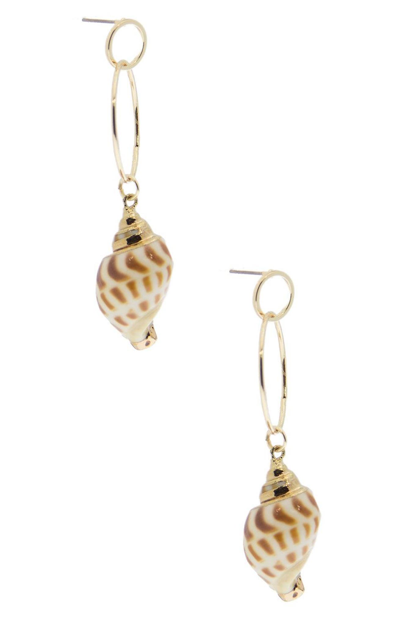 SAACHI Conch Shell Drop Earrings (Women) | Nordstromrack