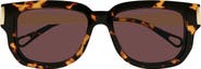 Chloé 54mm Rectangular Sunglasses