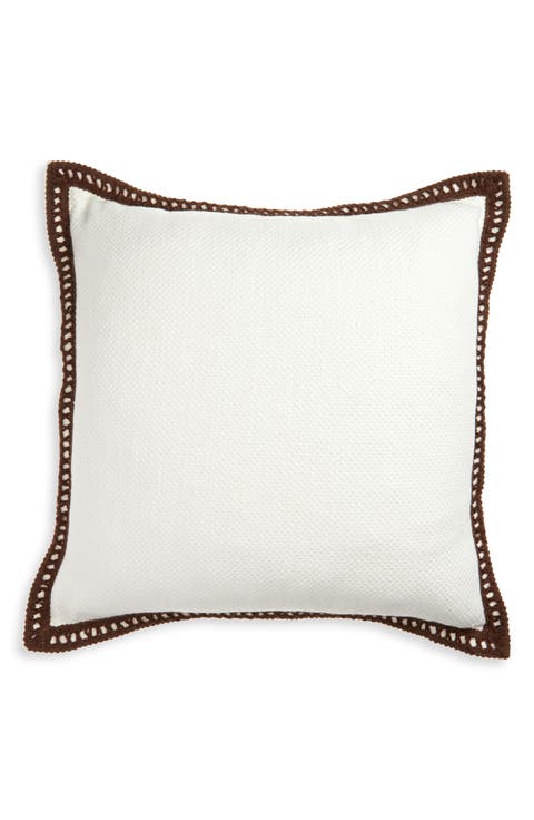 Crochet Edge Accent Pillow