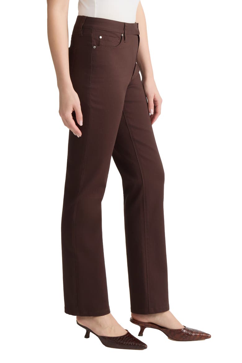 Lexington Straight Leg Jeans, Alternate, color, COFFEE BEAN