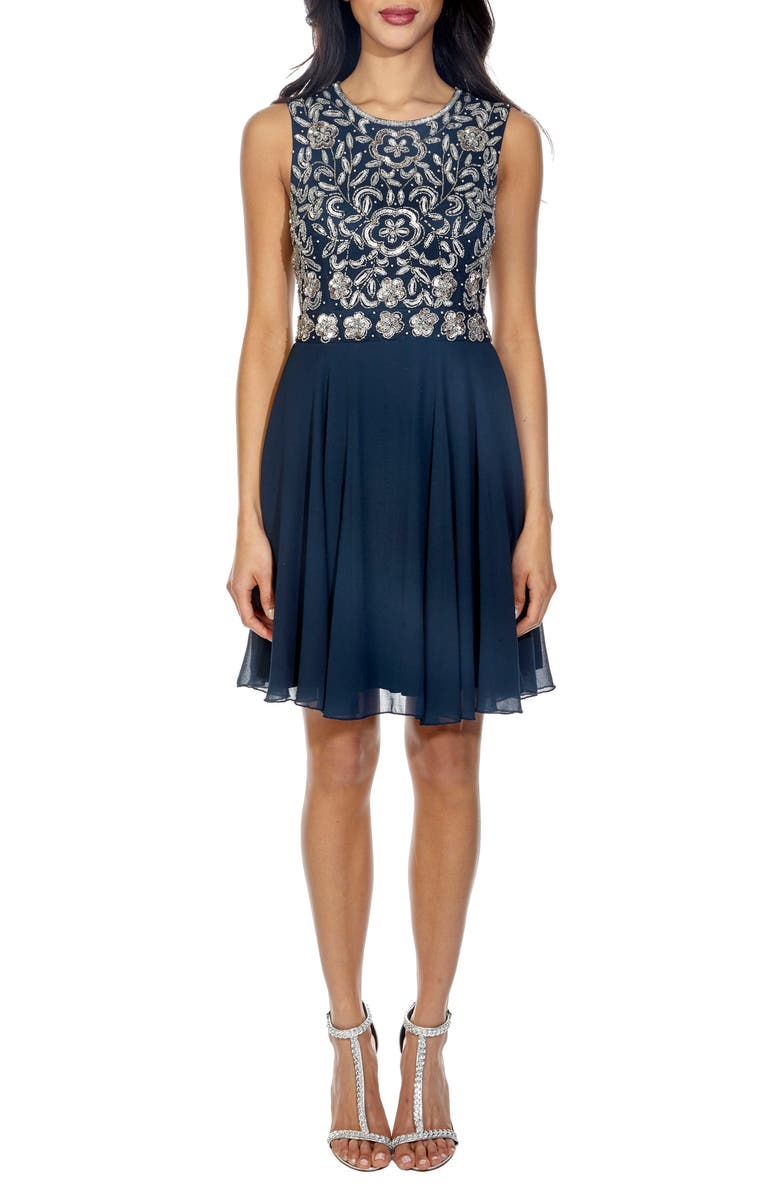 Lace & Beads Memphis Fit & Flare Dress, Alternate, color,
