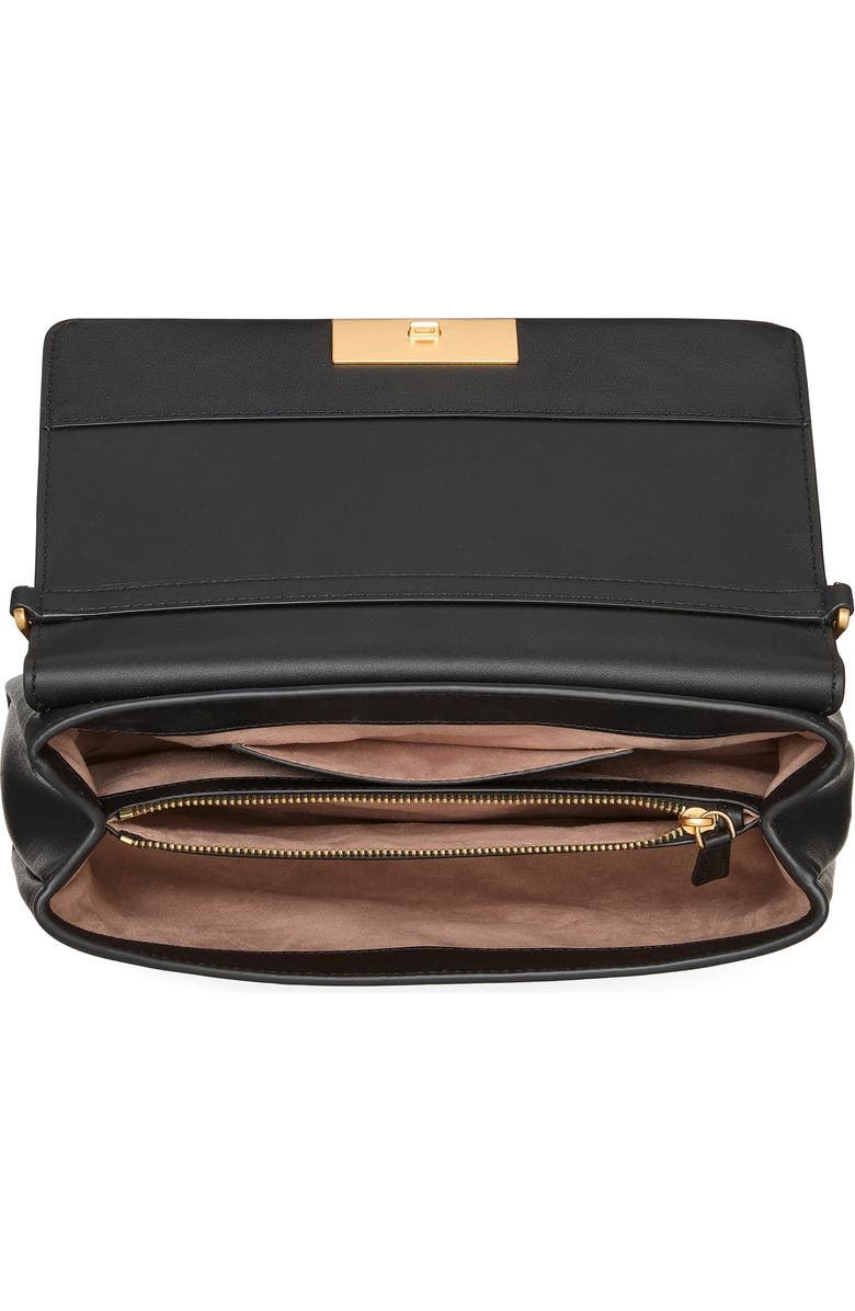 Kate Spade New York grace embellished lock leather crossbody bag, Alternate, color,