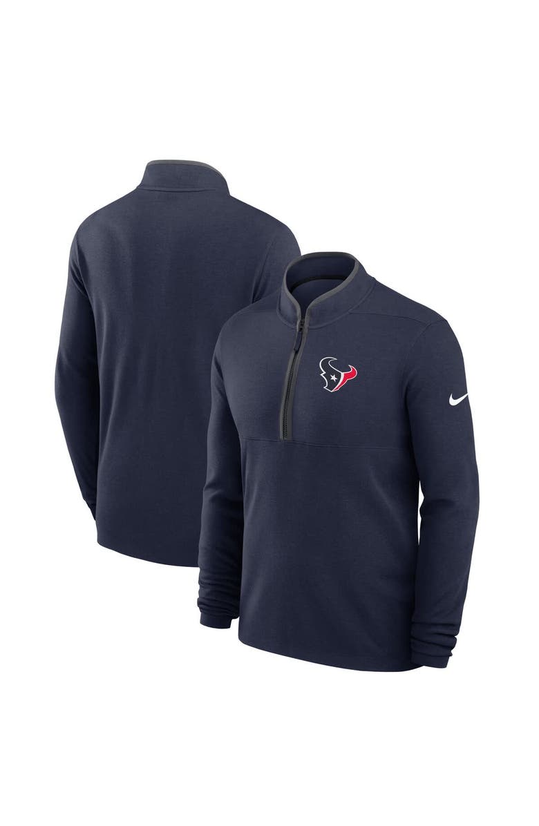 Nike Men's Nike Navy Houston Texans Lightweight Victory Performance Half-Zip Pullover, Main, color, Navy