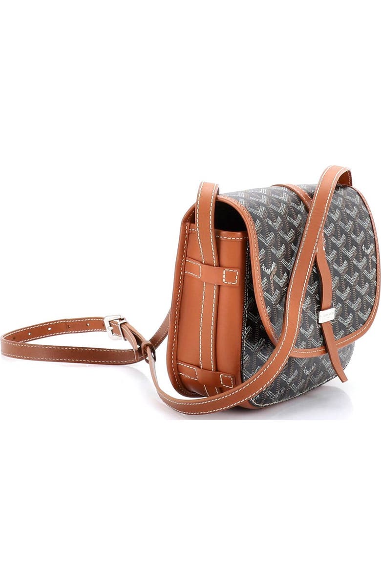 Pre-Owned Goyard Belvedere II Messenger Bag Coated Canvas PM, Alternate, color, Brown