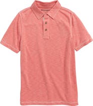 Johnston & Murphy Kids' Slub Polo