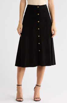 Calica Suede Midi Skirt