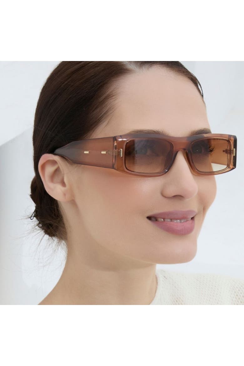 The Jet Sunglasses, Main, color, Coffee