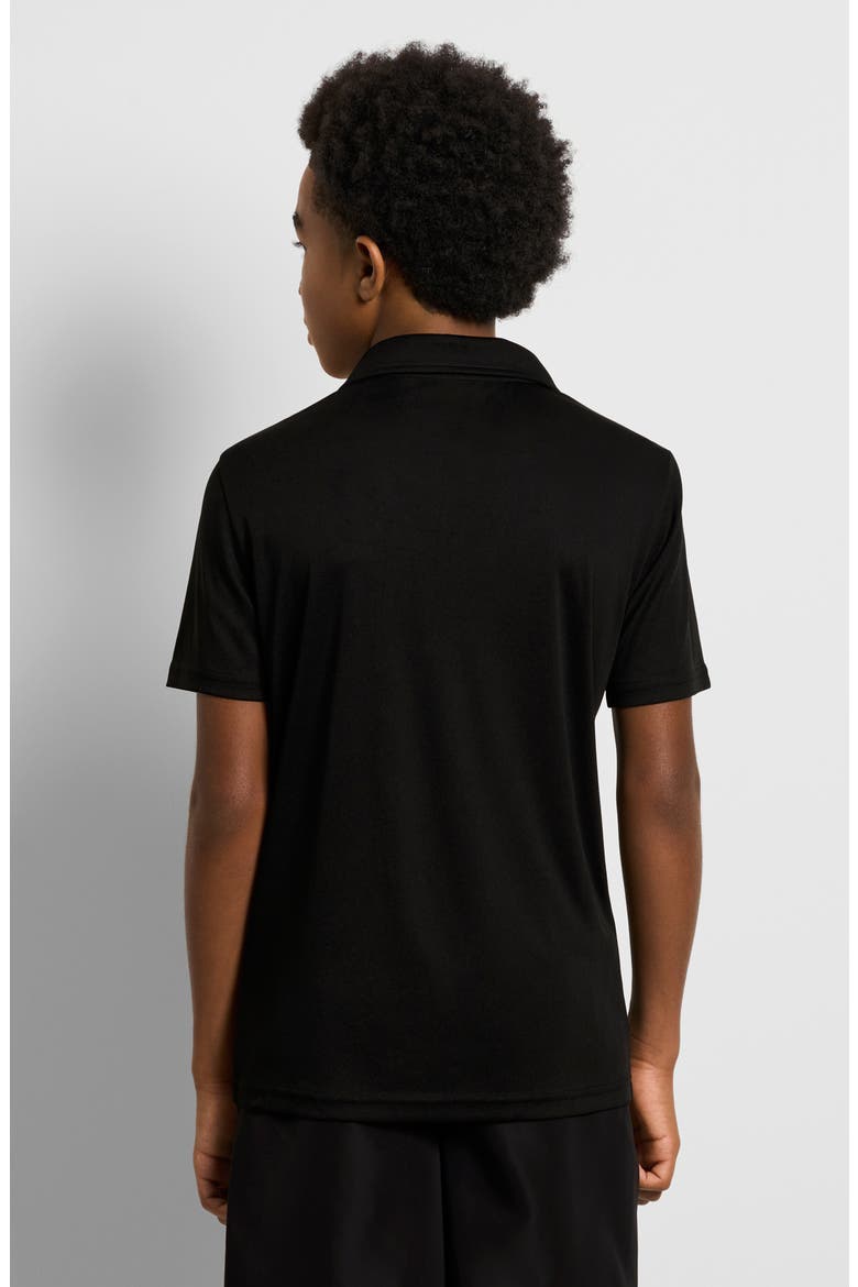 Kids' House of Graphics Performance Polo, Alternate, color, BLACK