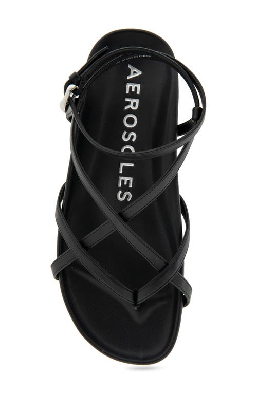 AEROSOLES AEROSOLES LEERA ANKLE STRAP FLAT SANDAL