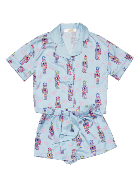 Girls' Silky Graffiti Nutcracker Short Sleeve Shorts Set - Little Kid, Big Kid