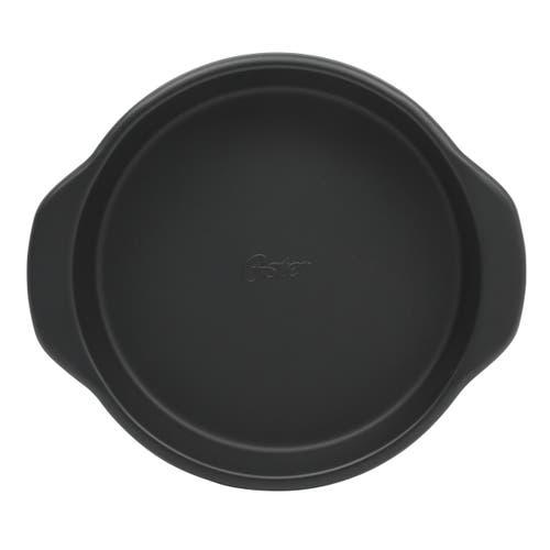 Oster Teston Platinum Collection 9 Inch Nonstick Carbon Steel Cake Pan In Matte Black In Black