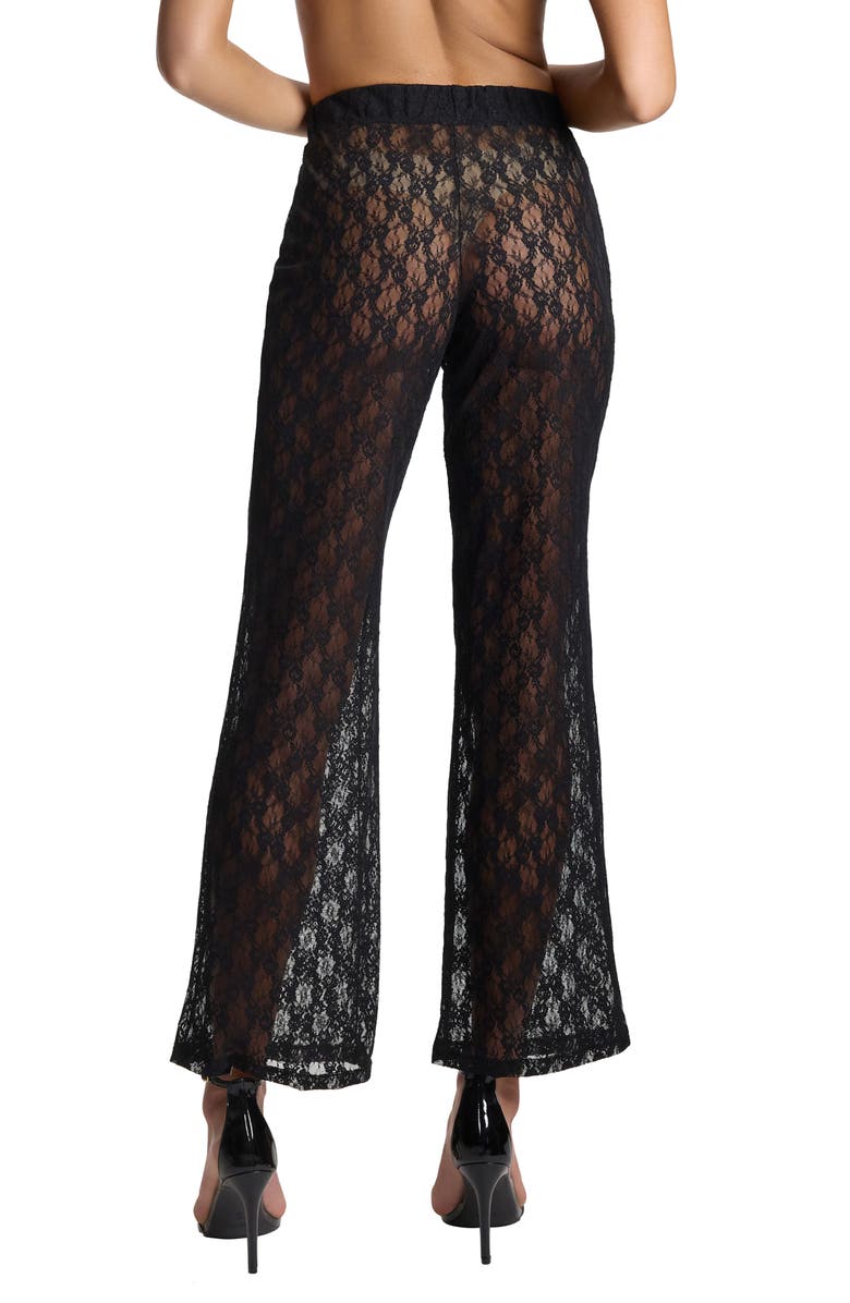 Hanky Panky Alina Sheer Lace Tap Pants, Alternate, color,