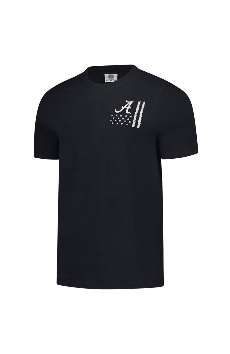 IMAGE ONE Men's Black Alabama Crimson Tide Comfort Colors OHT Camo Overlay T-Shirt, Alternate, color,