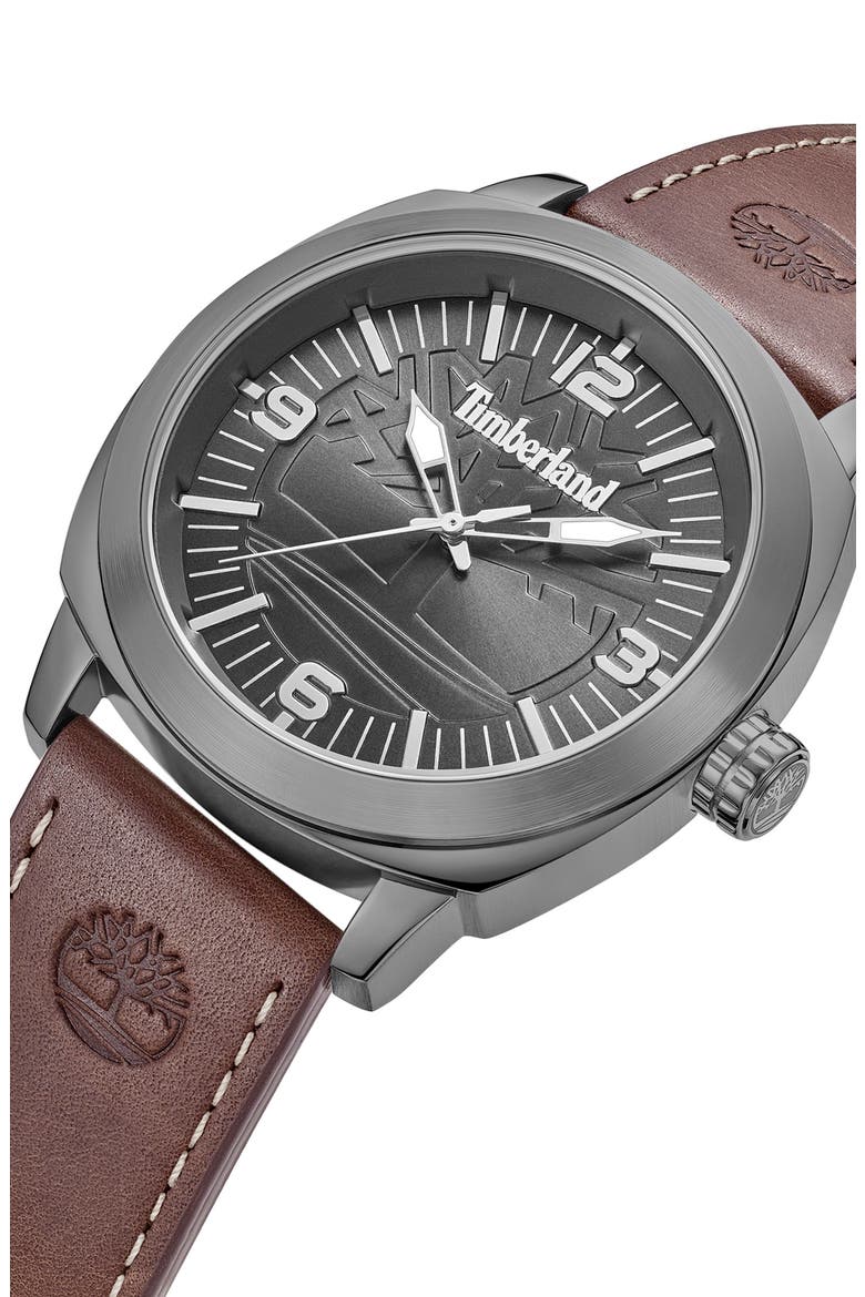 Quartz Analog Watch, Alternate, color, BROWN/ BLACK