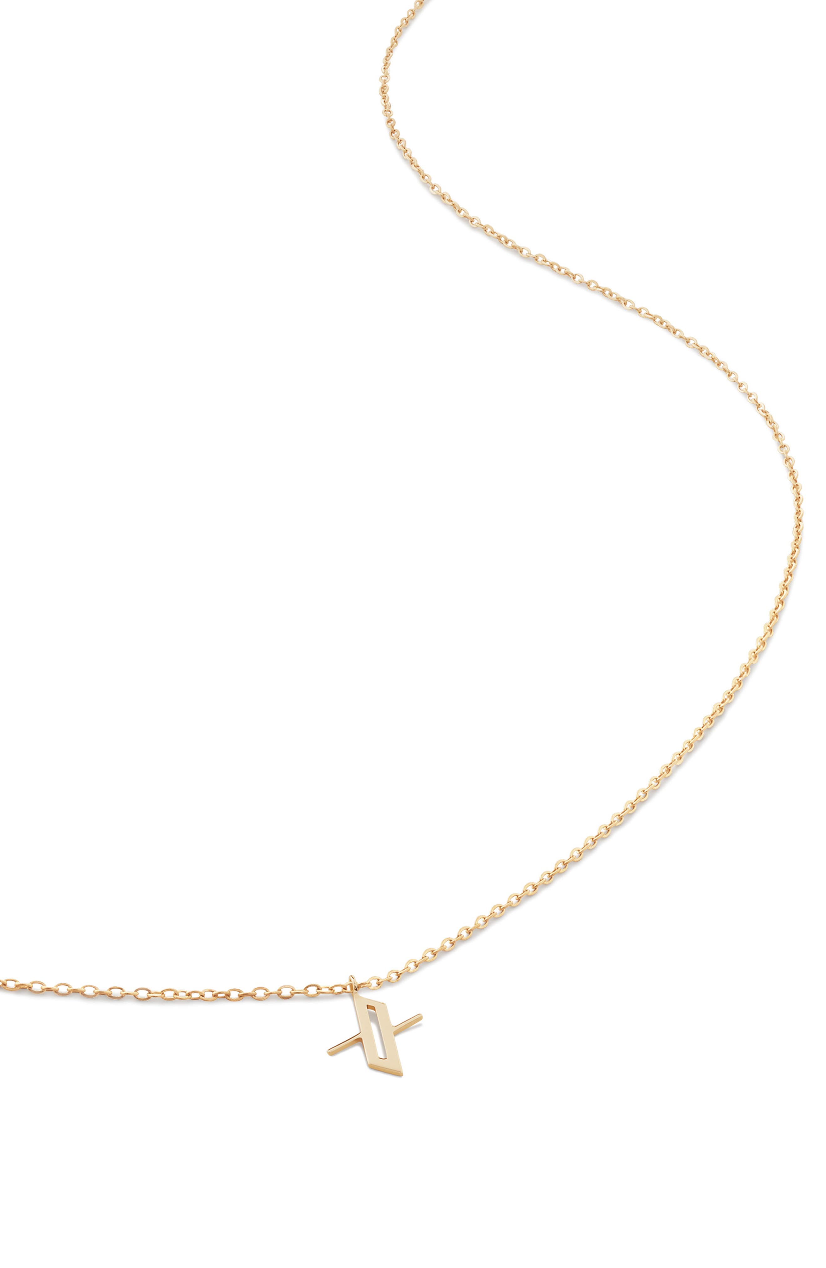 14KT SOLID GOLD - X