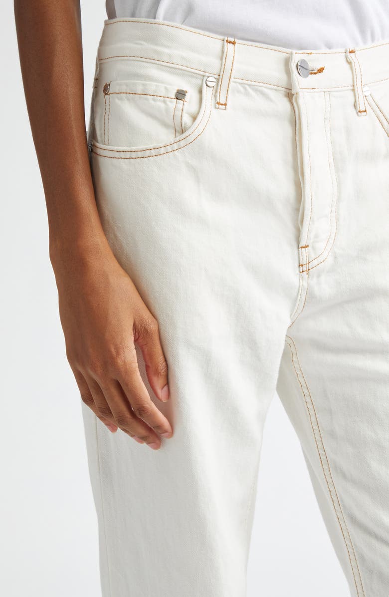 TWP Pony Boy Straight Leg Jeans, Alternate, color, White