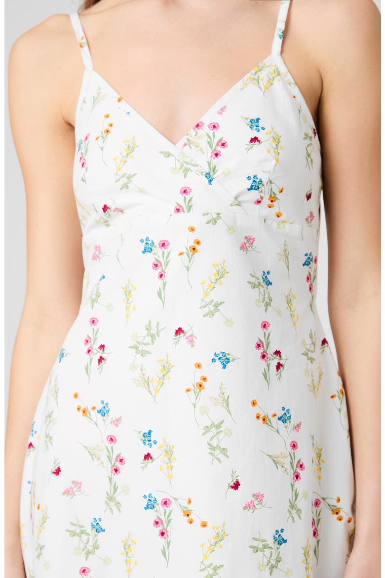 Alissa Floral Print Sleeveless Minidress, Alternate, color, SUMMER WHITE MULTI