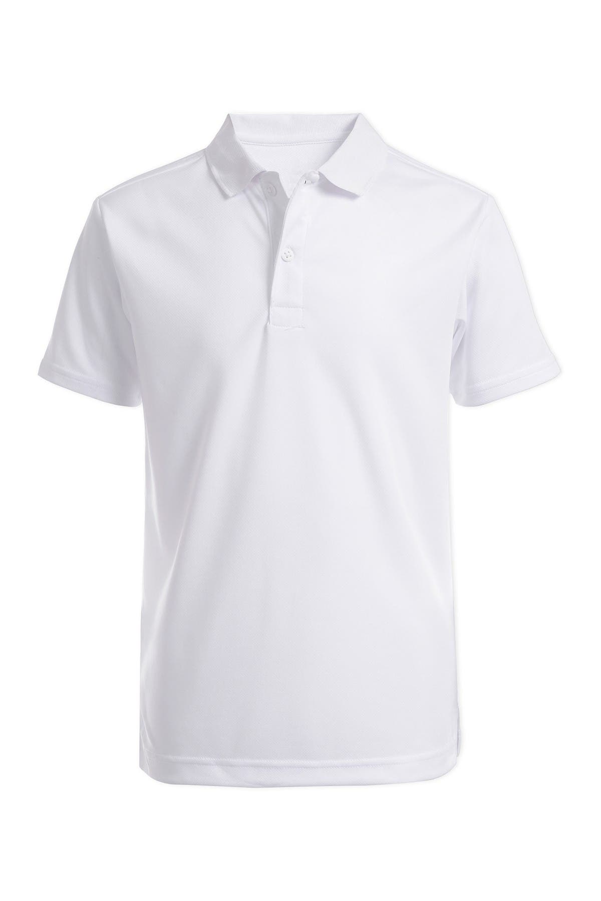 Nautica Short Sleeve Performance Polo Uniform Shirt