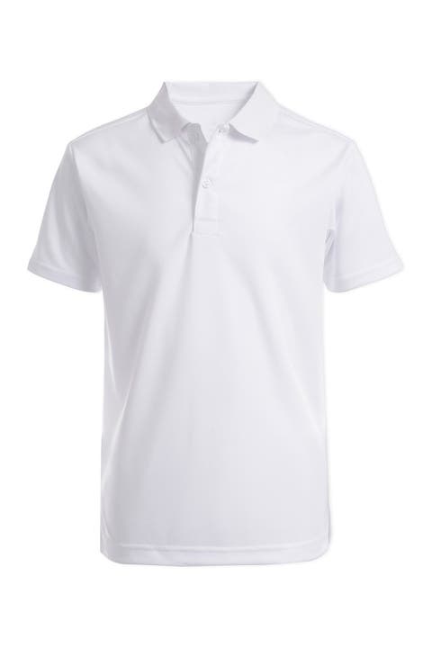 Short Sleeve Performance Polo Uniform Shirt (Big Boys)