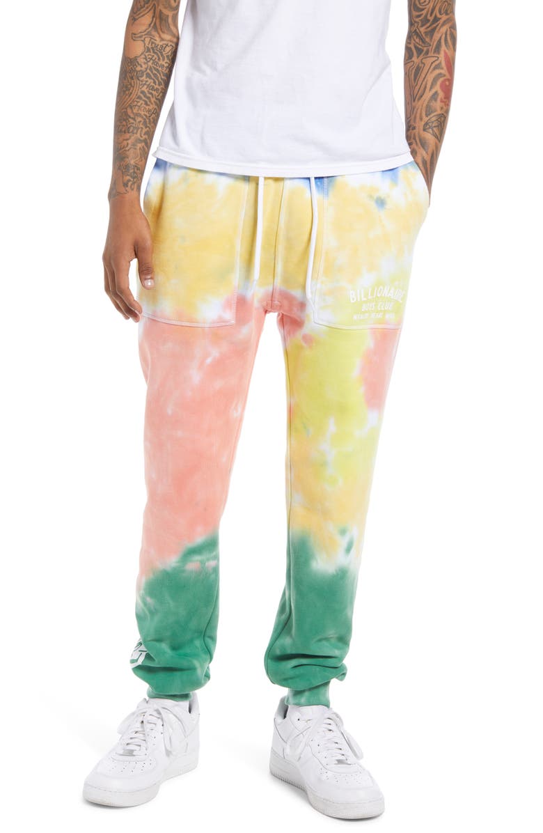 Billionaire Boys Club Men's Health Tie Dye Joggers, Main, color,