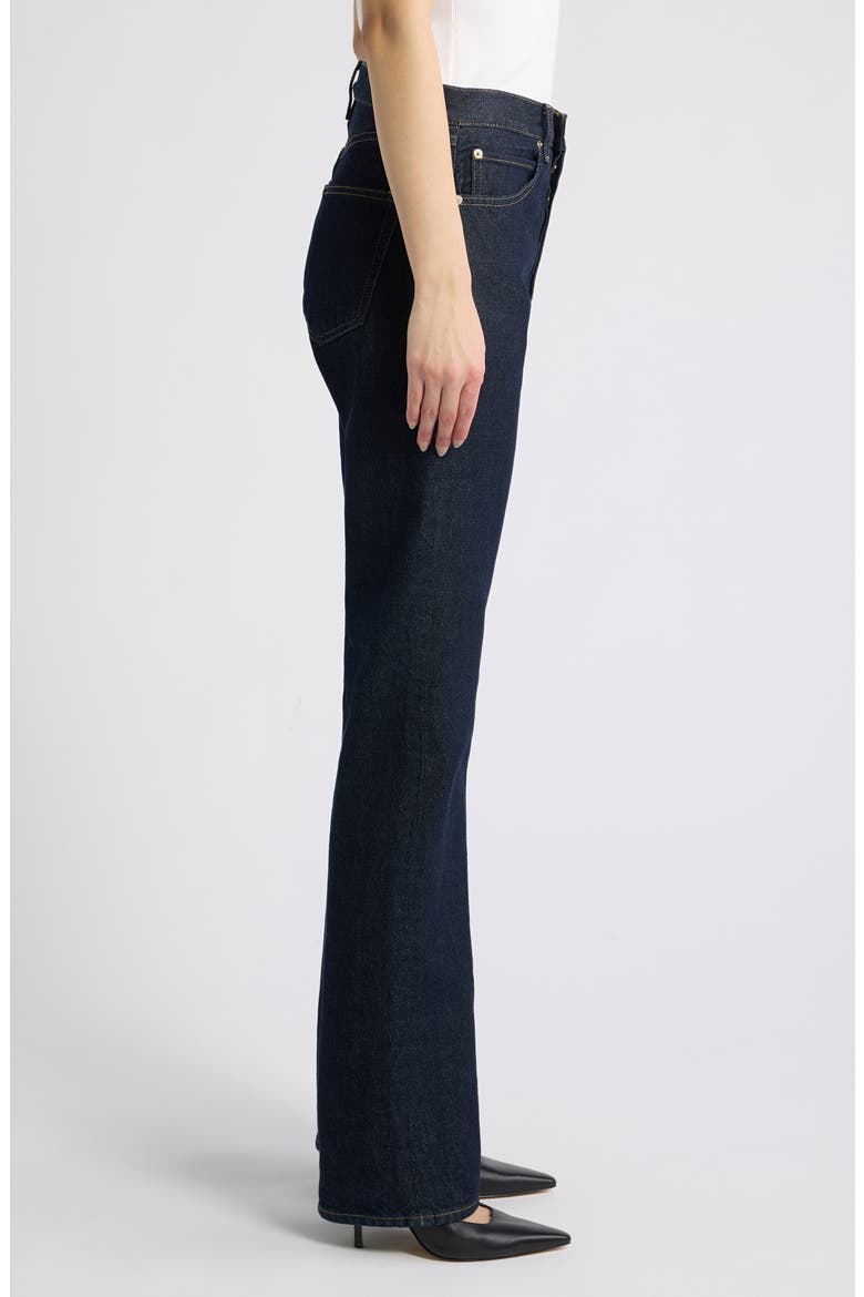 The Vertical High Waist Relaxed Straight Leg Jeans, Alternate, color, RINSE