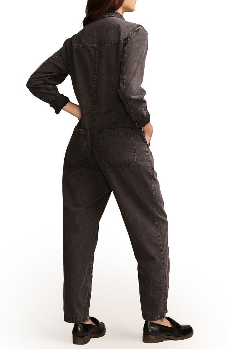 Lucky Brand Long Sleeve Denim Jumpsuit, Alternate, color, 