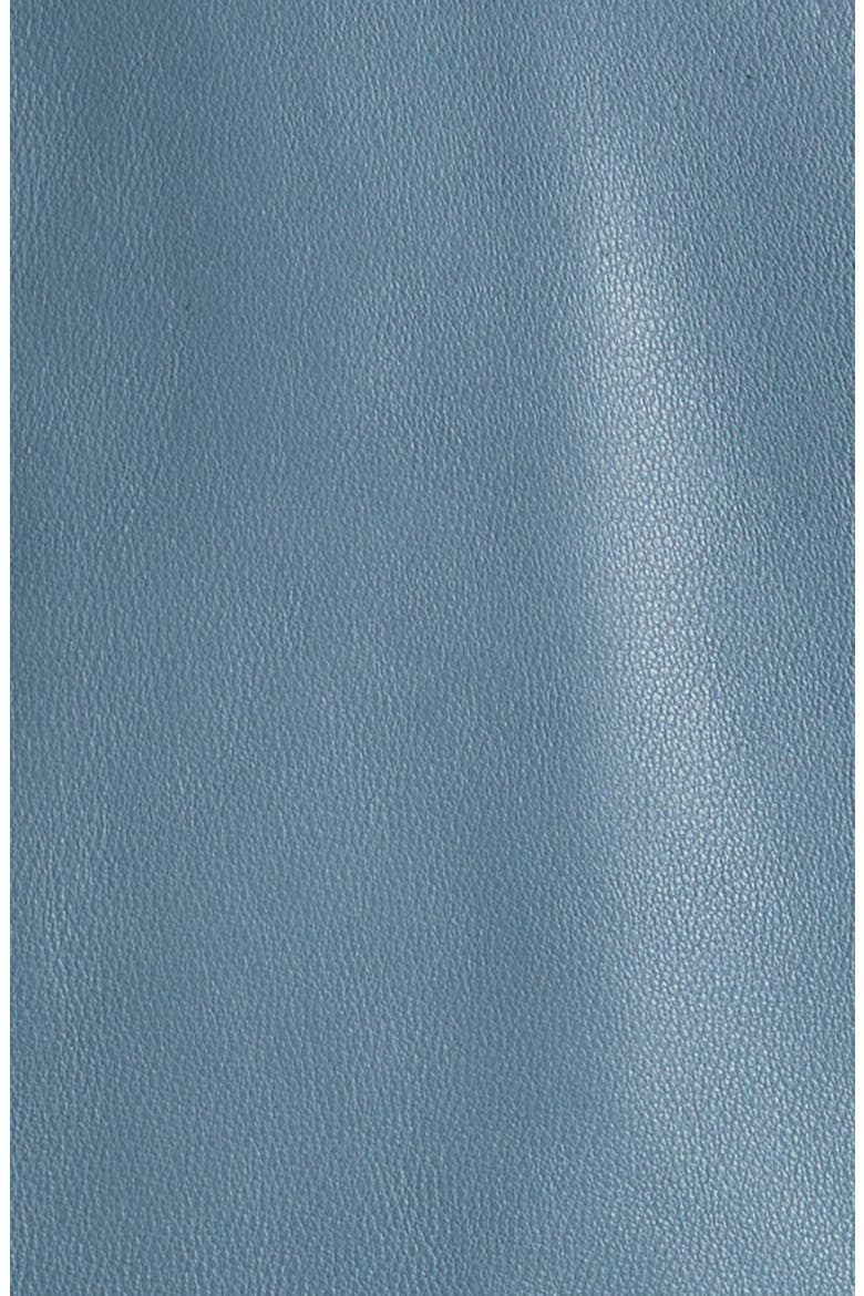 Saleli Lambskin Leather Jacket, Alternate, color, OPEN BLUE