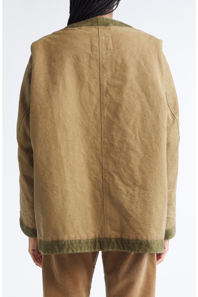 Corduroy Trimmed Chore Jacket, Alternate, color, DUSKY TAN BROWN