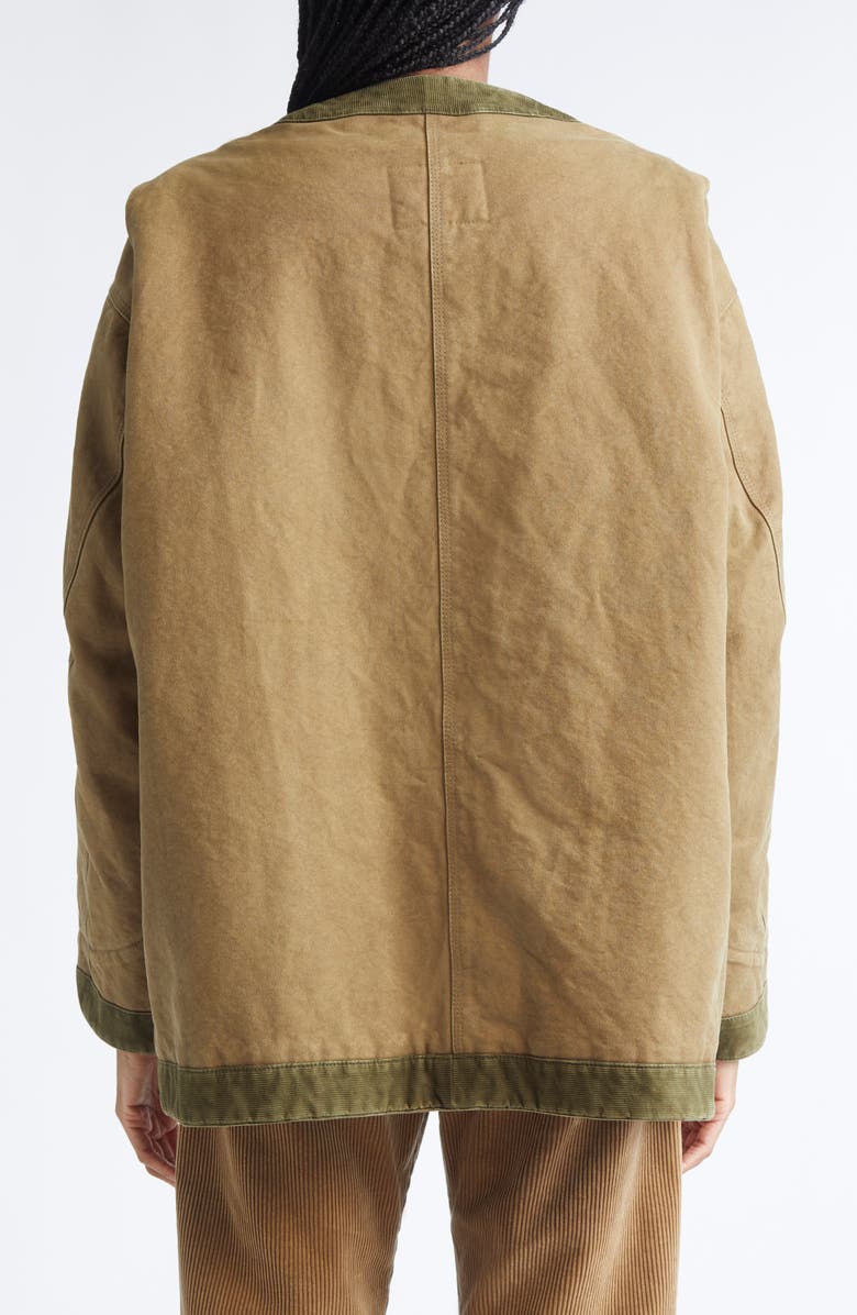 R13 Corduroy Trimmed Chore Jacket, Alternate, color, Dusky Tan Brown