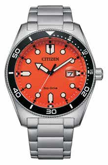 Citizen Eco Drive Classic Sporty Stainless Steel Bracelet Watch, 43mm