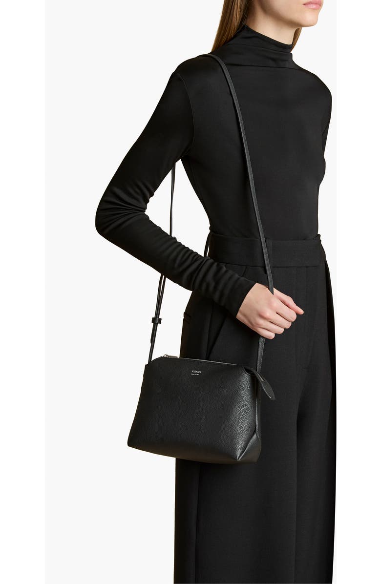 Khaite Medium Lina Leather Crossbody Bag, Alternate, color,