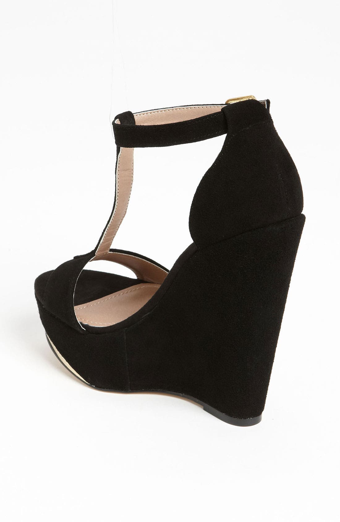 'Xtrime' Wedge Platform, Alternate, color, BLACK SUEDE