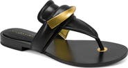 Donna Karan New York Velvet Flip Flop