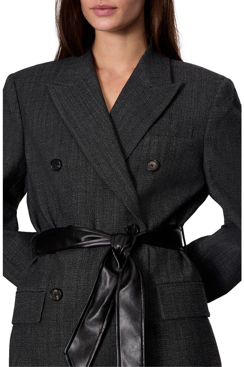 Virginia Belted Blazer, Alternate, color, BLACK