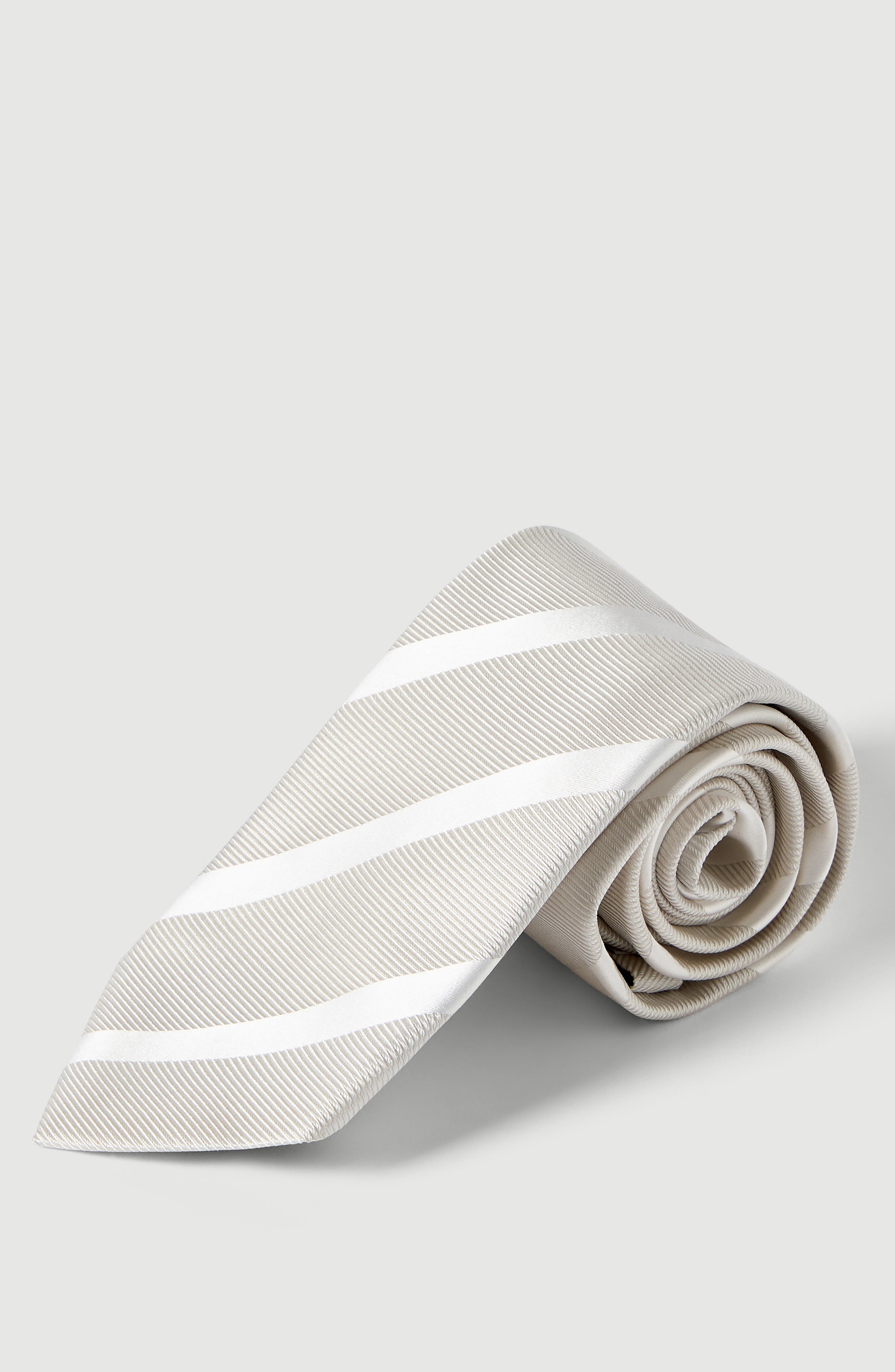 Brunello Cucinelli Silk diagonal tie with regimental stripe (Men ...