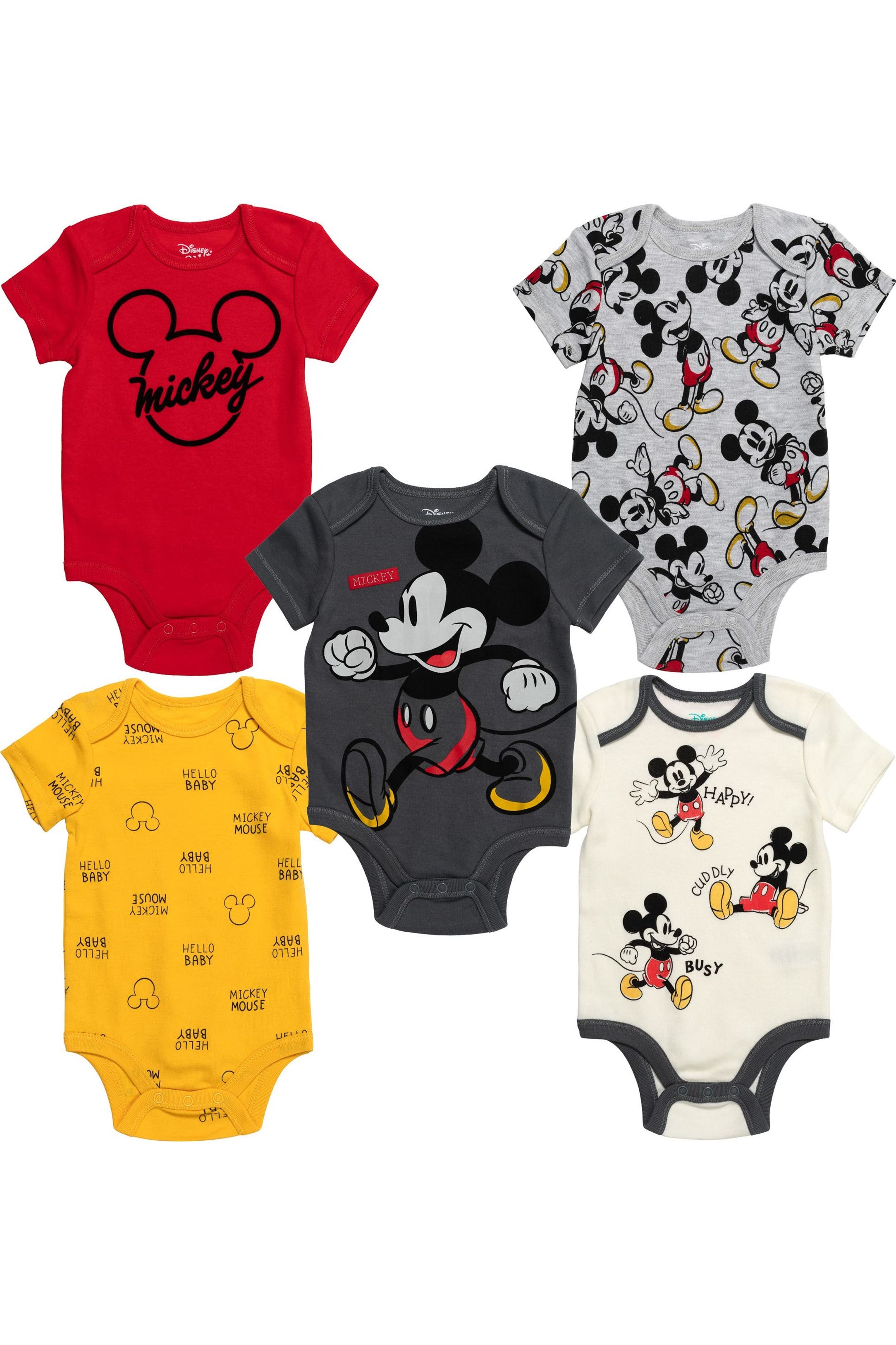 Mickey Red Grey Multi