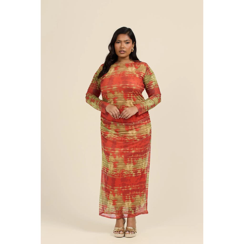 Fashion-szn Curve Long Sleeve Maxi Dress