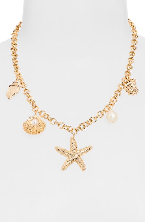 Baublebar Mariam Charm Necklace In Gold
