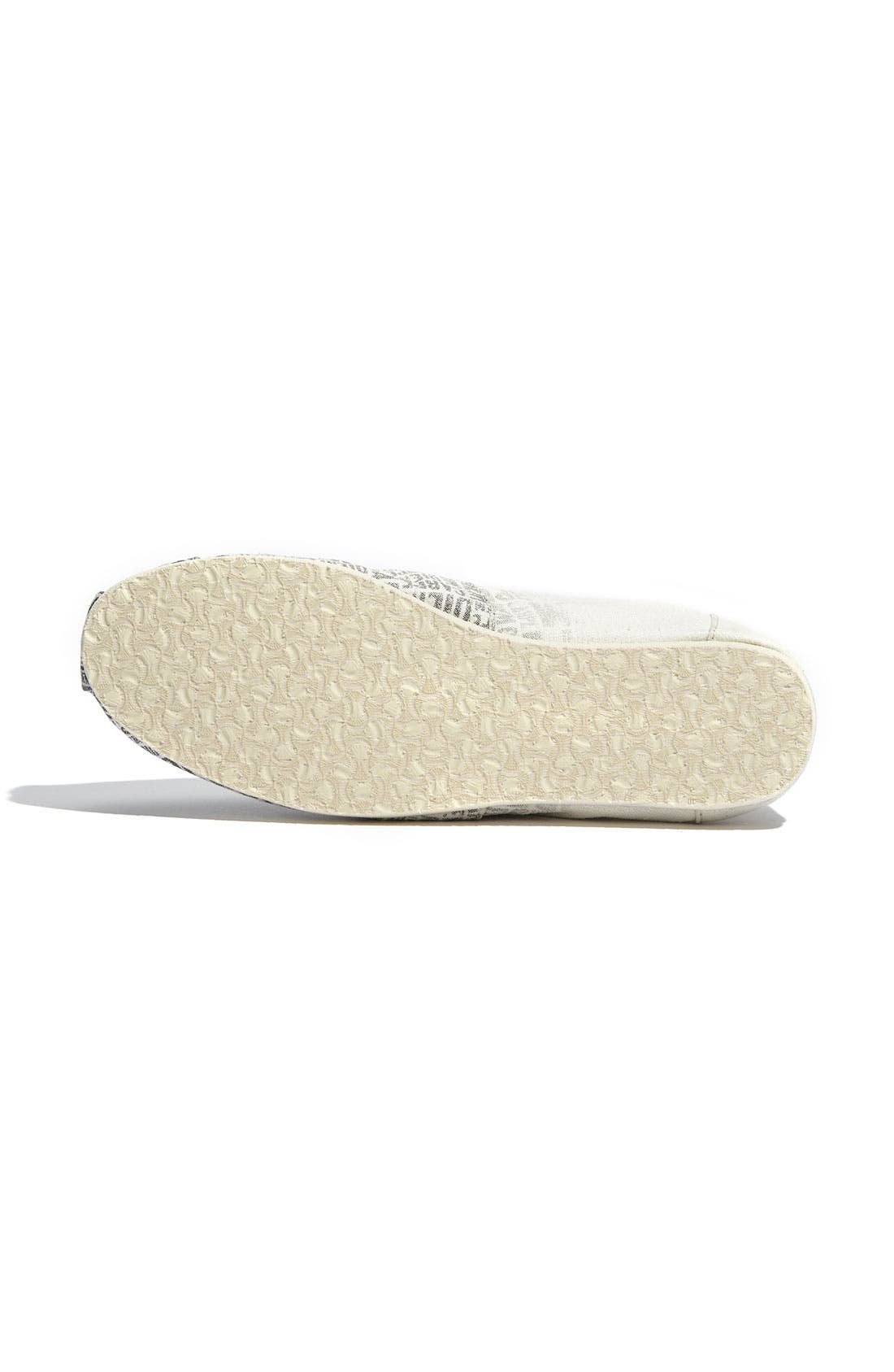 'Classic - Carpe Diem' Canvas Slip-On (Nordstrom Exclusive), Alternate, color, NATURAL