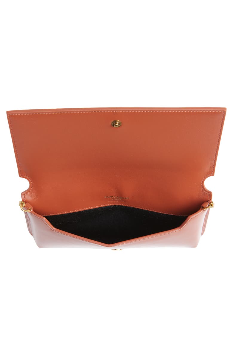 Saint Laurent Cassandre Patent Leather Phone Crossbody Bag, Alternate, color,