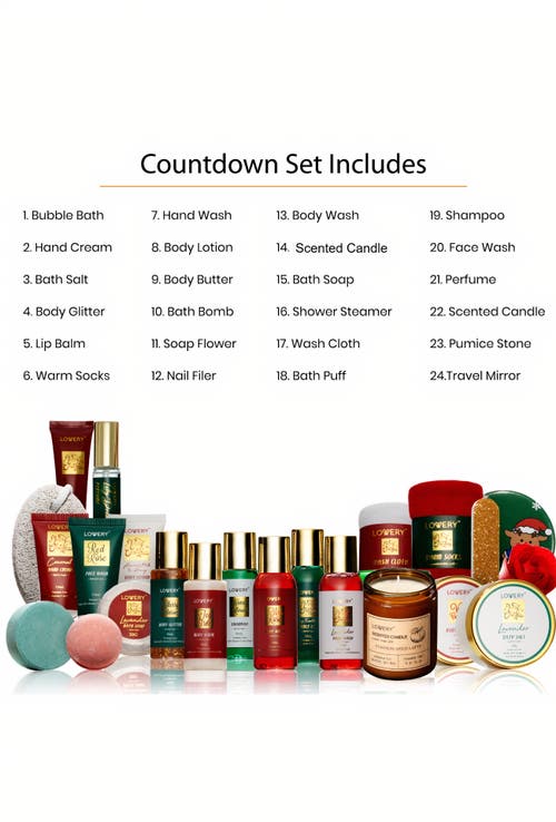 Lovery 2025 Limited Edition Advent Calendar In Multi