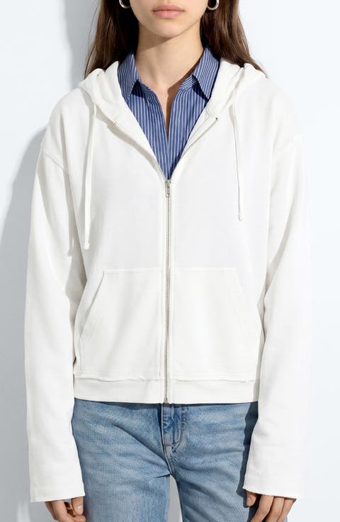 Cotton Blend Hooded Jacket