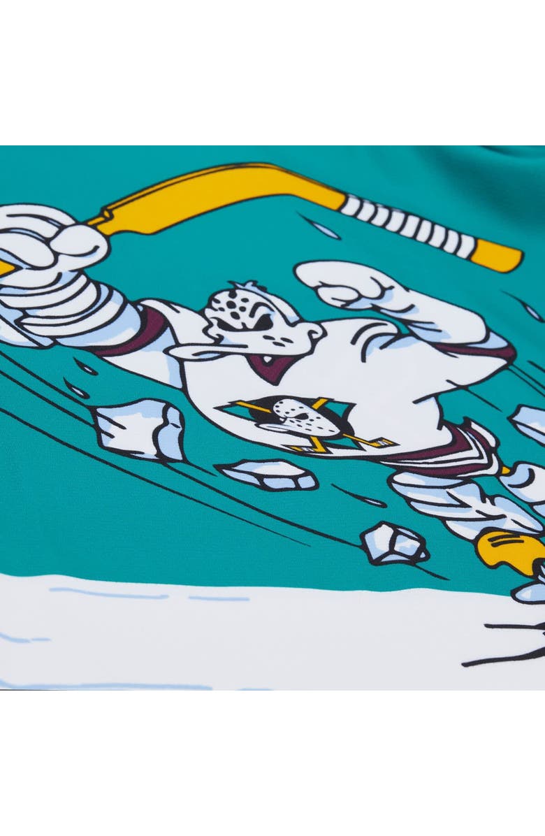 Mitchell & Ness Men's Mitchell & Ness Teemu Selanne Teal Anaheim Ducks 1995-96 Power Play Jersey, Alternate, color, Teal