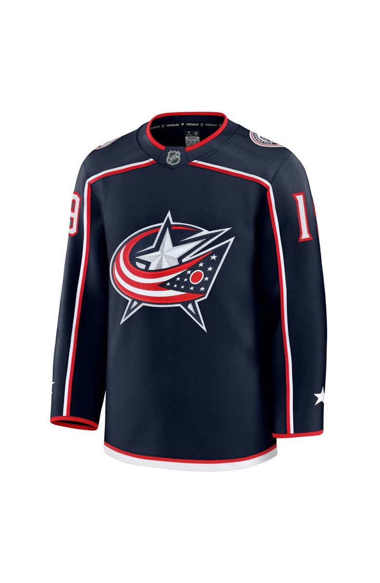 FANATICS Men's Fanatics Adam Fantilli Navy Columbus Blue Jackets Home Premium Jersey, Alternate, color, Navy