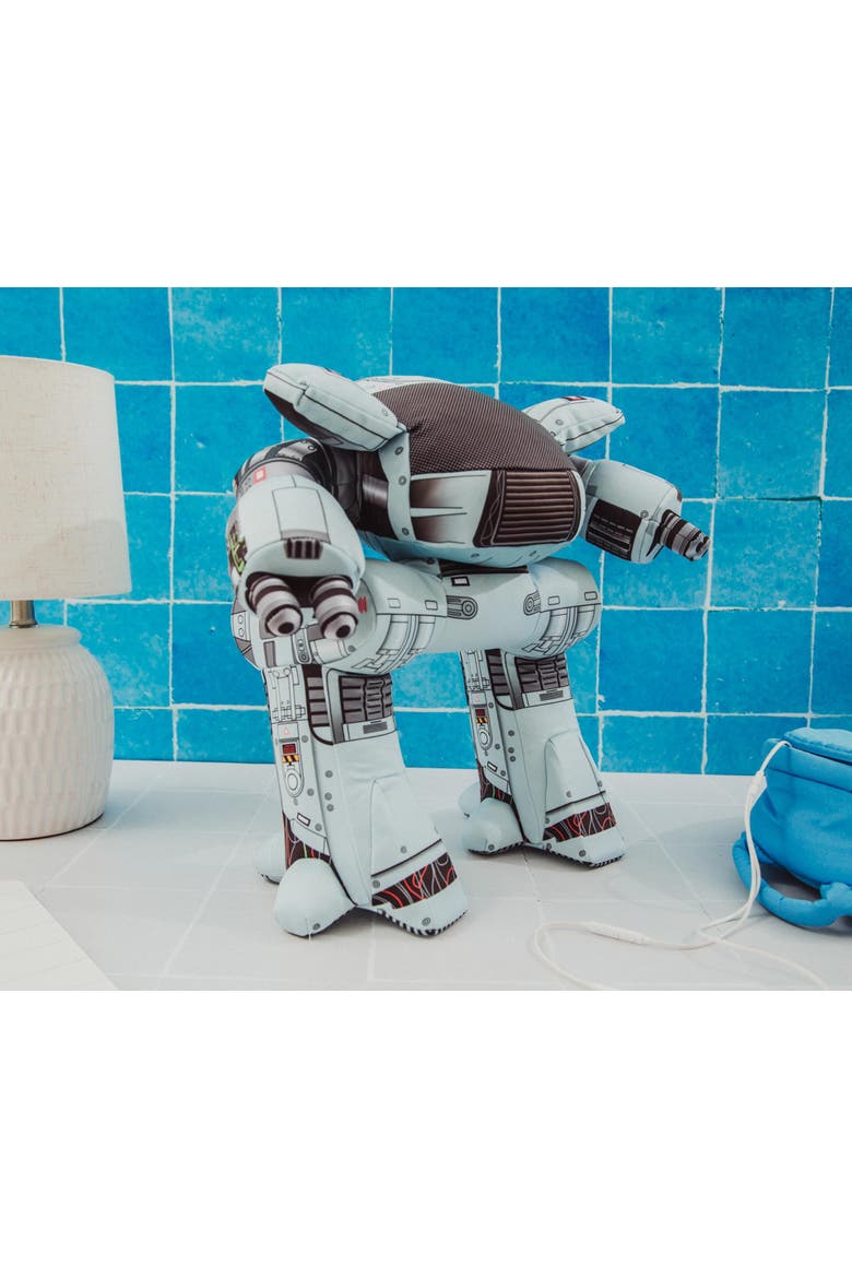 RoboCop ED-209 12-Inch Collector Plush Toy, Alternate, color, Grey