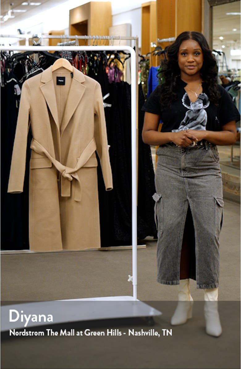 Wool & Cashmere Wrap Coat, sales video thumbnail